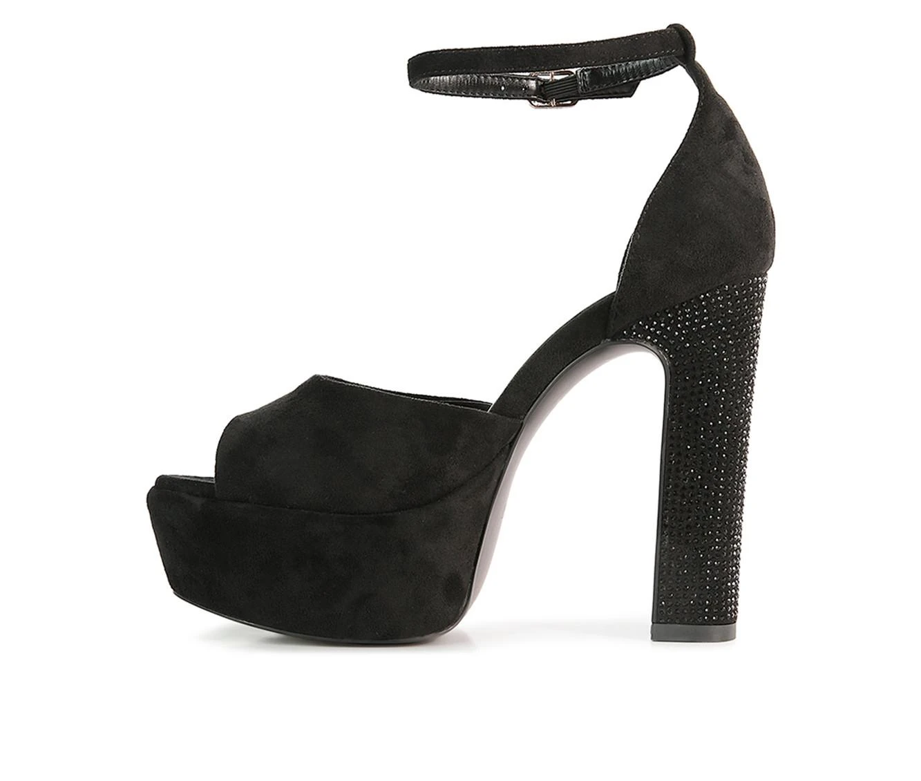 Women's Rag & Co Beaty Platform Dress Sandals Black - Image 4