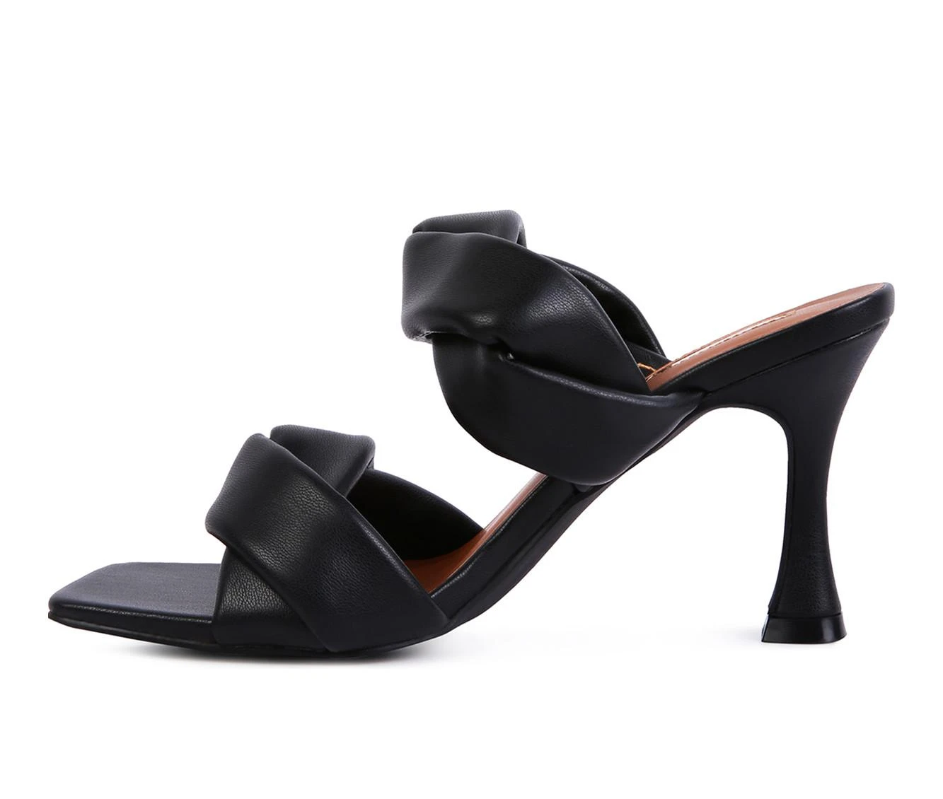 Women's London Rag Glam Girl Dress Sandals Black - Image 4