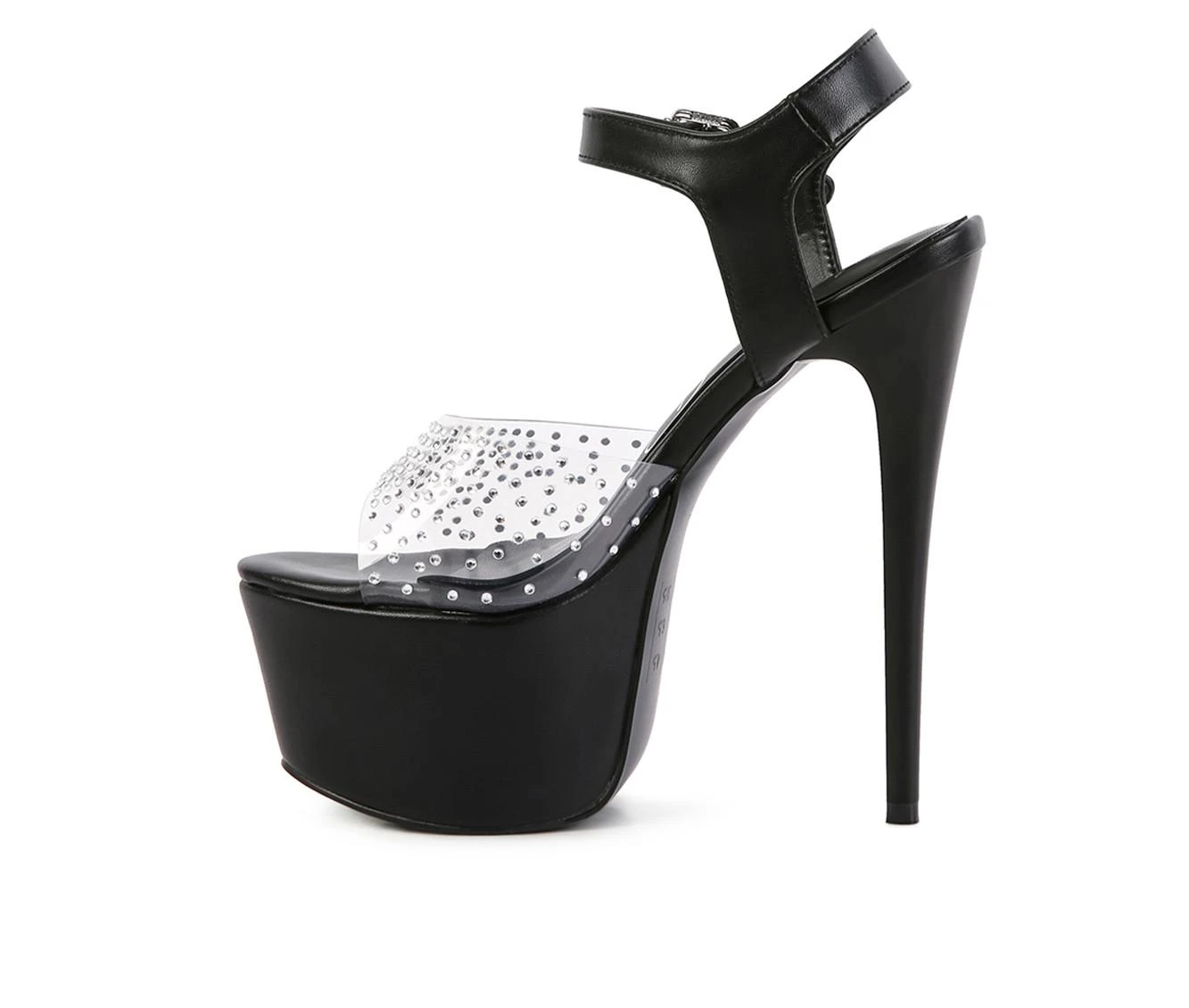Women's London Rag First Date Platform Dress Sandals Black - Image 4