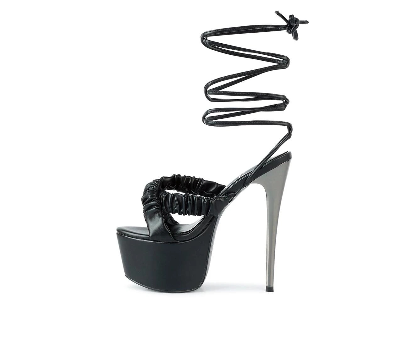 Women's London Rag Pop Era Platform Stiletto Sandals Black - Image 4