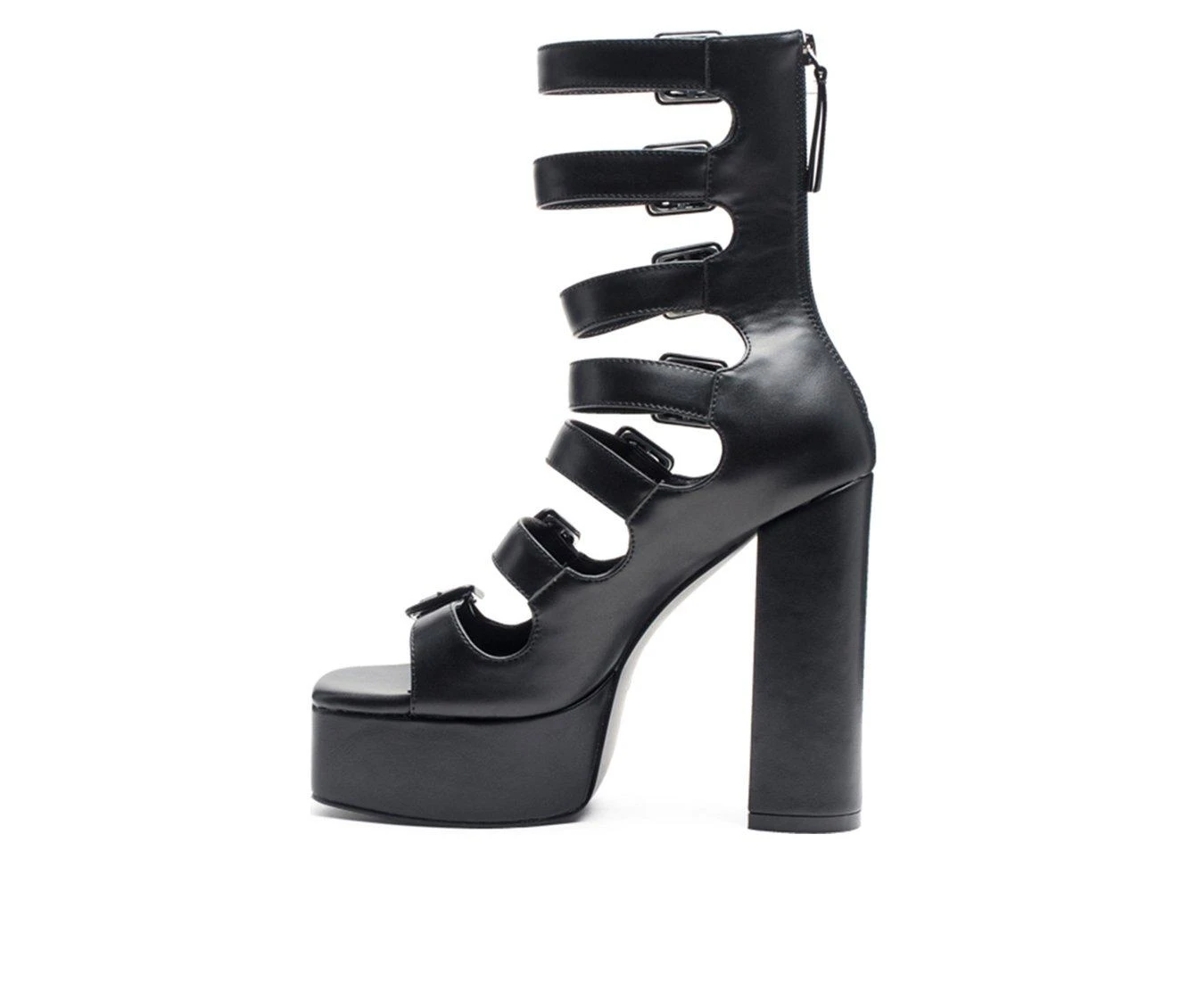 Women's London Rag Sarouchi Platform Dress Sandals Black - Image 4