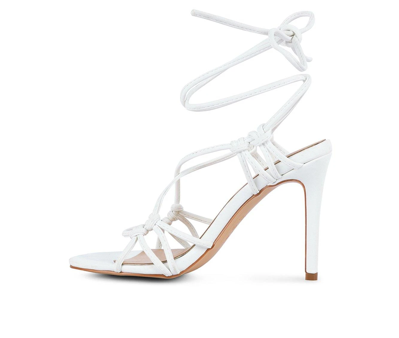 Women's London Rag Trixy Dress Sandals White - Image 4