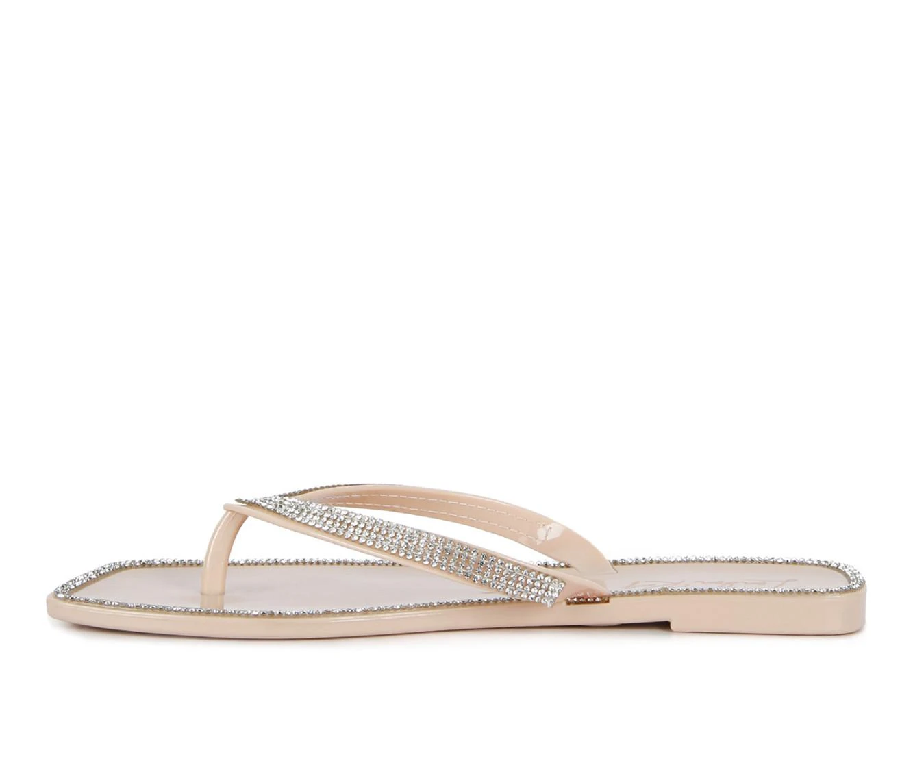 Women's London Rag Golightly Flip-Flops Nude - Image 4