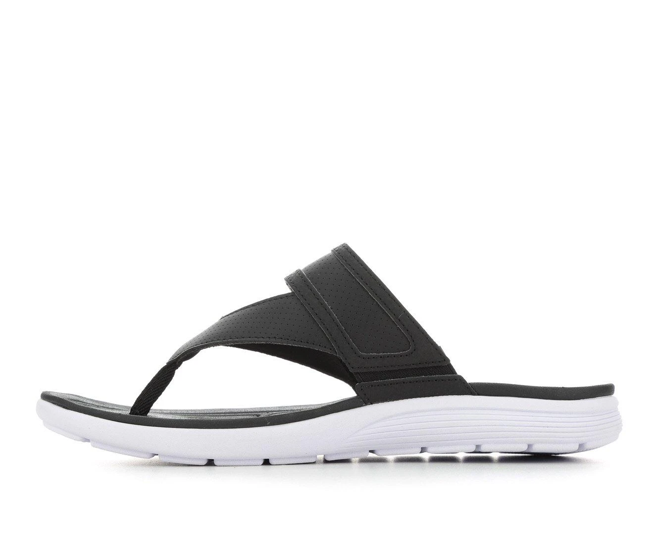 Women's Puma Soft Ride Flip-Flops Black/White - Image 4