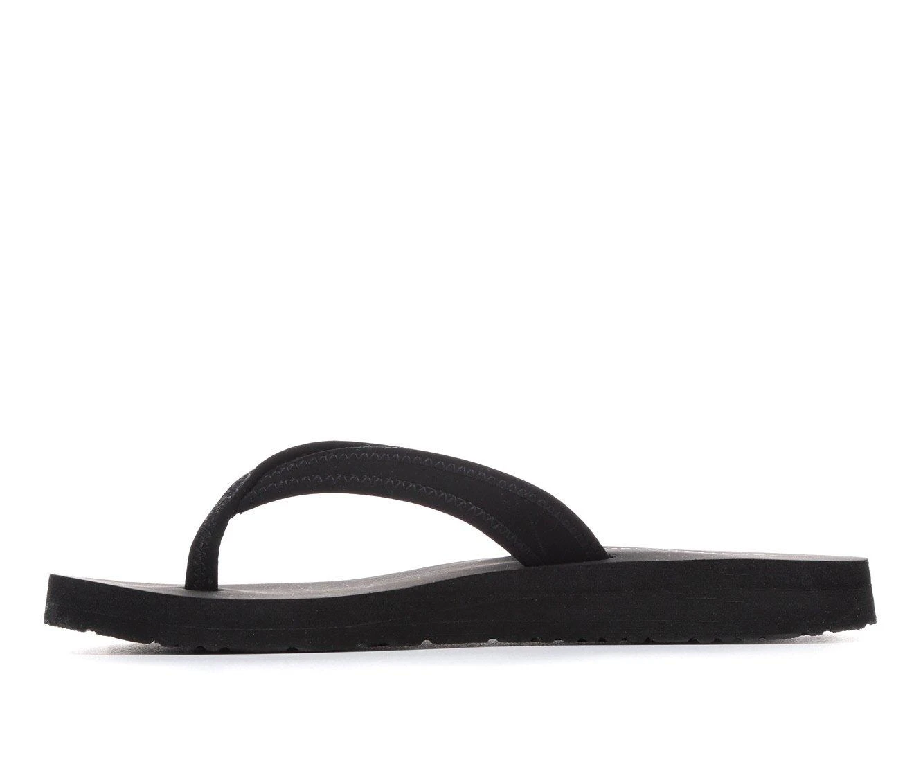 Women's Tommy Hilfiger Kail Flip-Flops Black - Image 4
