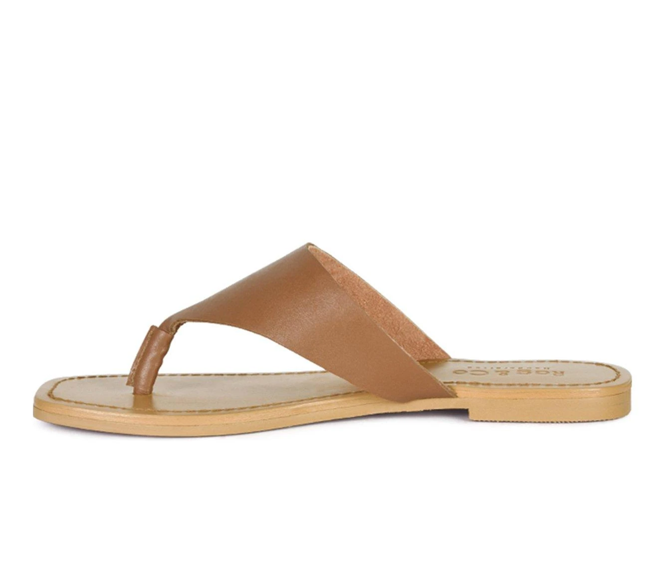 Women's Rag & Co Orofer Flip-Flops Tan - Image 4
