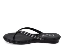 Women's Italian Shoemakers Minley Flip-Flops Black 5 Women's Italian Shoemakers Minley Flip-Flops Black -Journee Collection Shop 3 815
