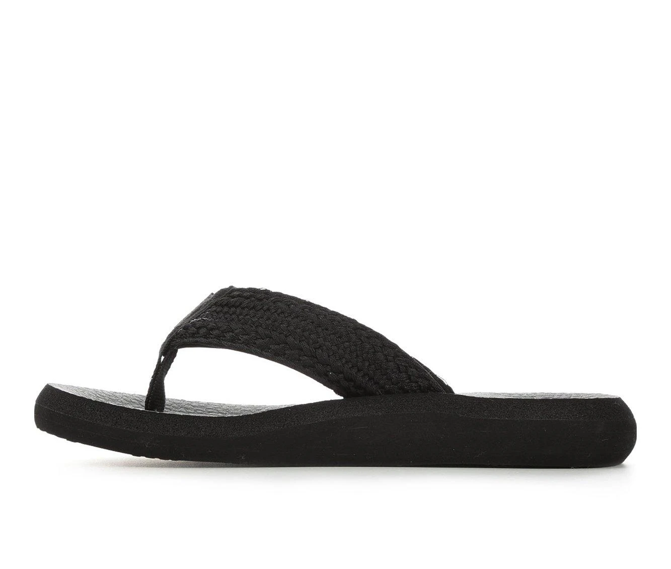 Women's Skechers Cali Asana Hidden Valley Flip-Flops Black - Image 4