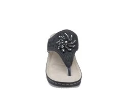 Women's GC Shoes Allie Wedge Sandals Black -Journee Collection Shop 3 87