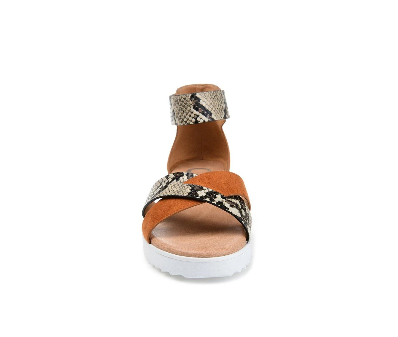 Women's Journee Collection Java Wedge Sandals Snake - Image 5