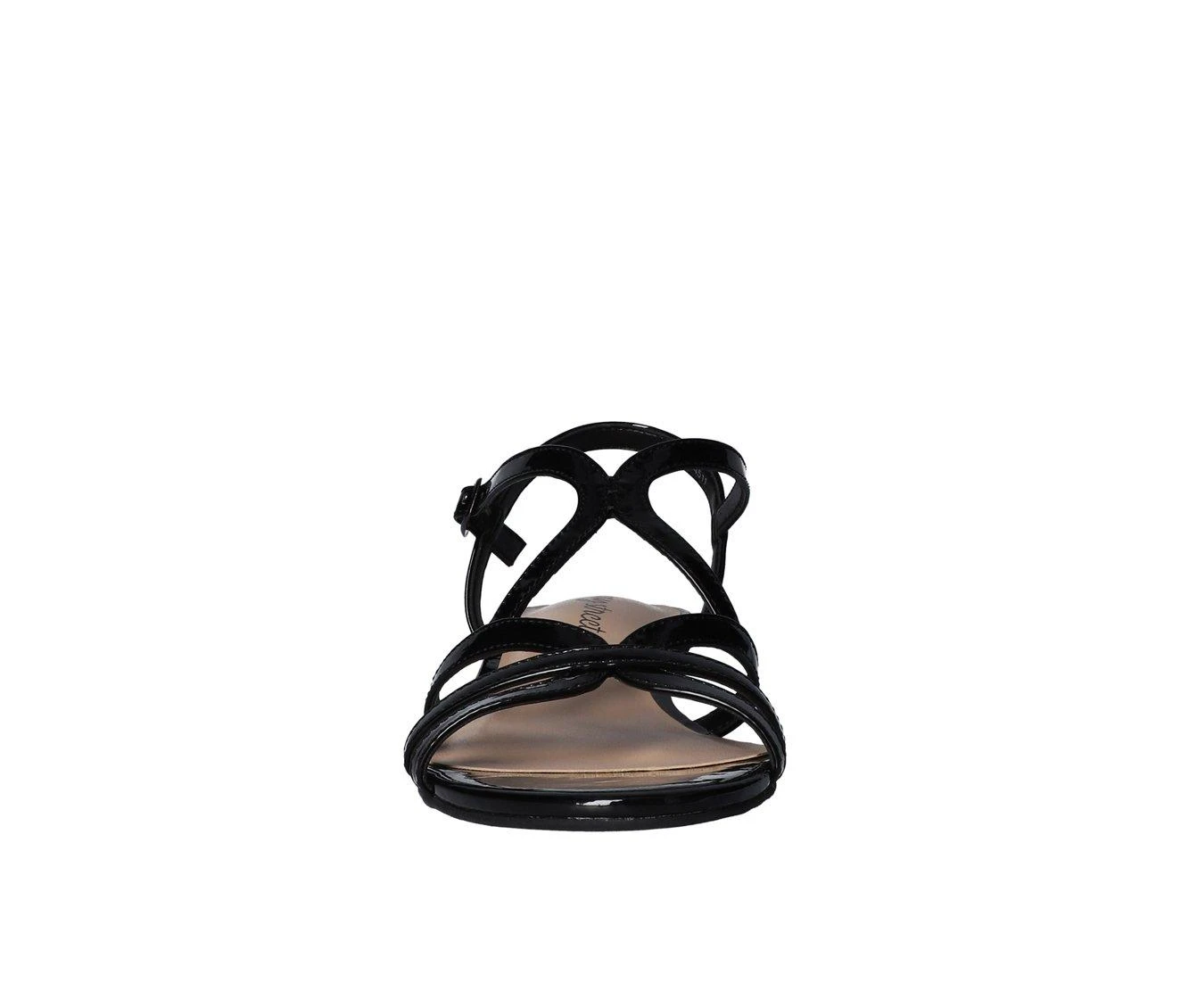 Women's Easy Street Royalty Sandals Black Patent - Image 5