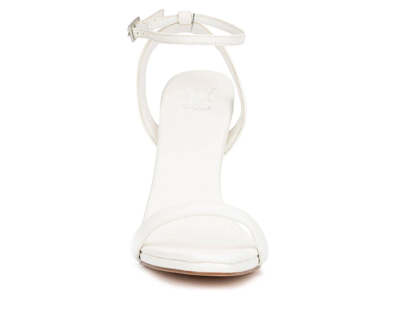 Women's New York And Company Alania Dress Sandals White - Image 5