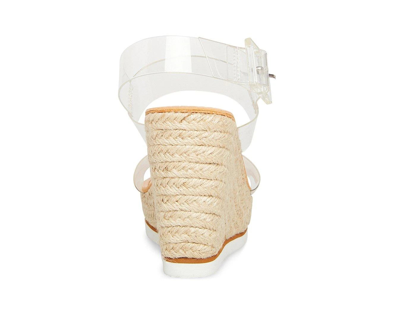 Women's Madden Girl Allin Platform Wedge Sandals Clear - Image 5