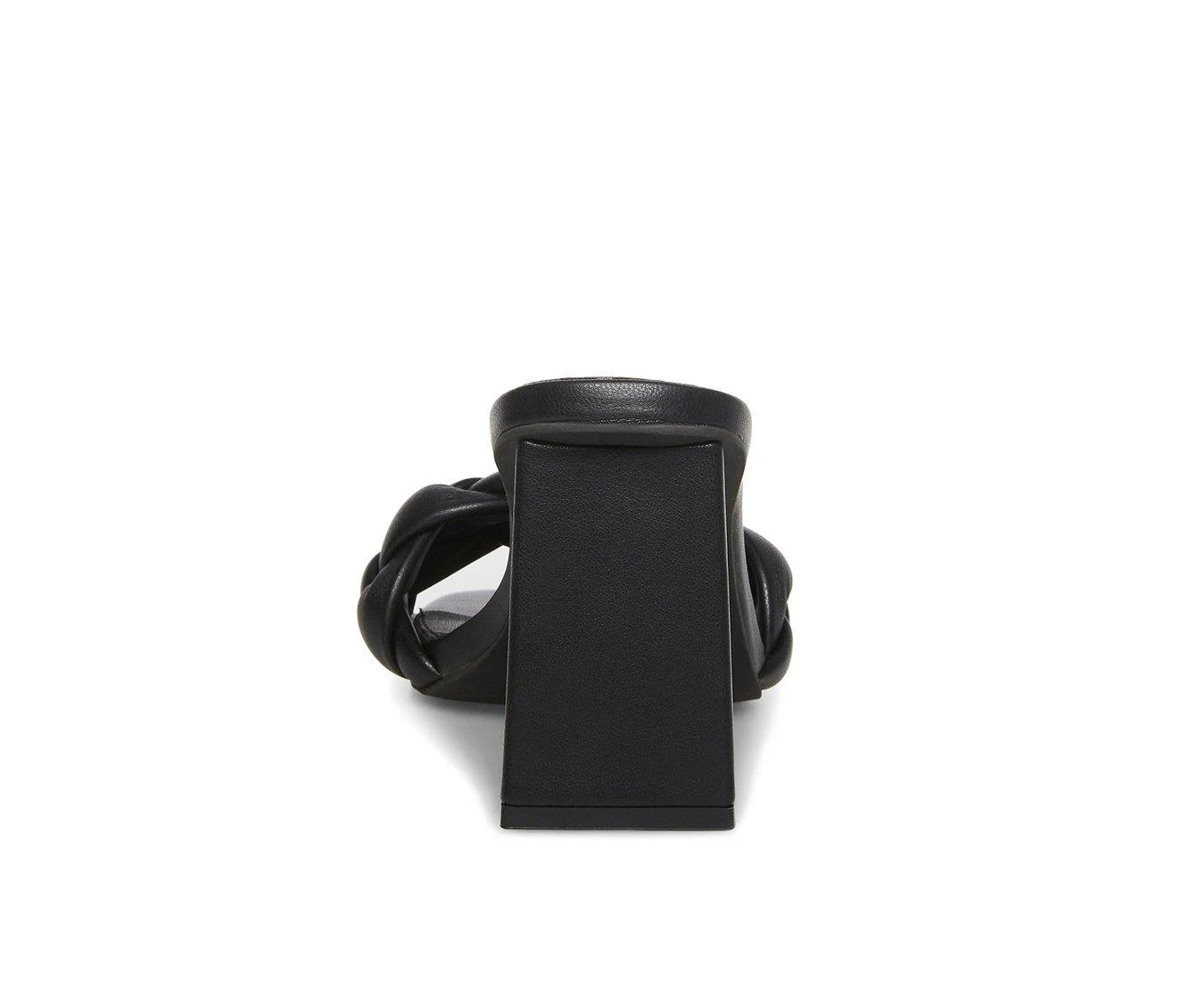 Women's Madden Girl Gracy Block Heel Dress Sandals Black Pari - Image 5