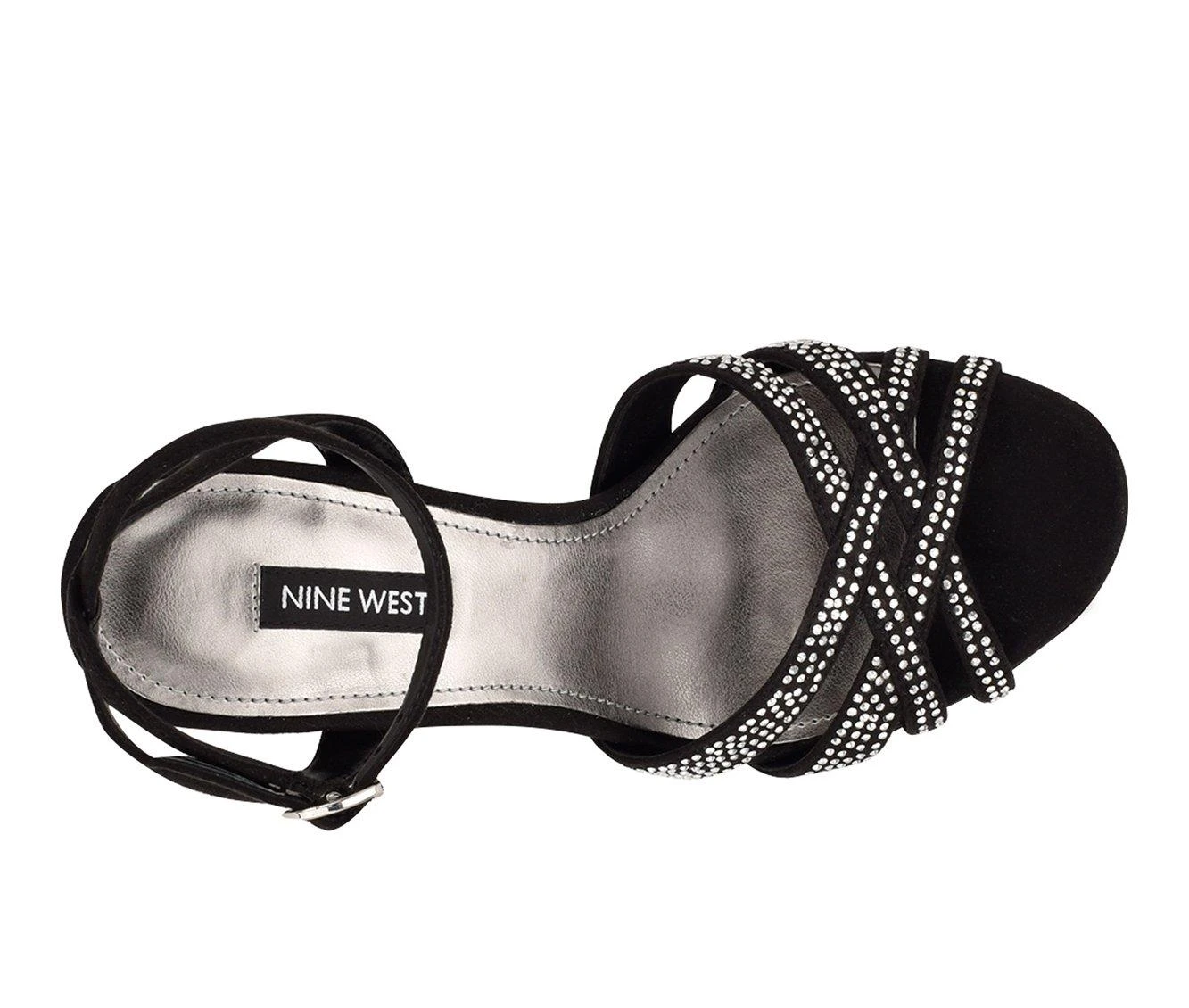 Women's Nine West GoBig Platform Stilettos Black - Image 5