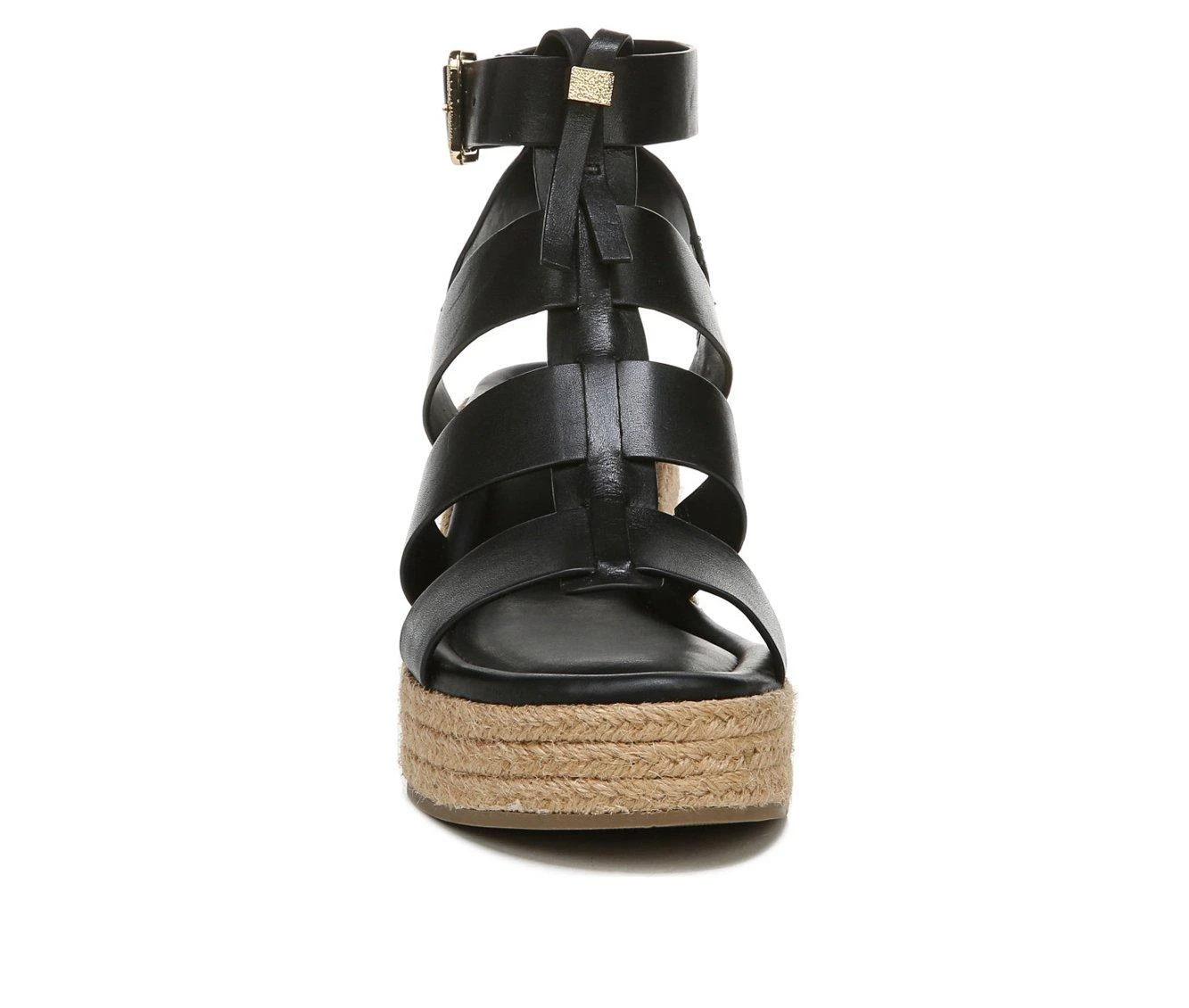 Women's Franco Sarto Palms Platform Wedge Sandals Black - Image 5