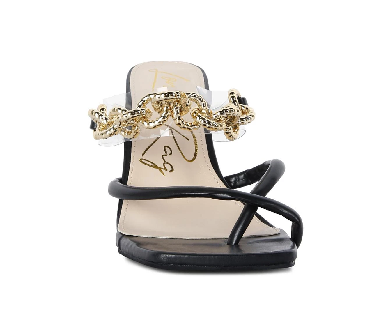 Women's London Rag Sheryl Dress Sandals Black - Image 5