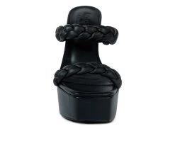 Women's Rag & Co Pin Dress Sandals Black -Journee Collection Shop 4 552