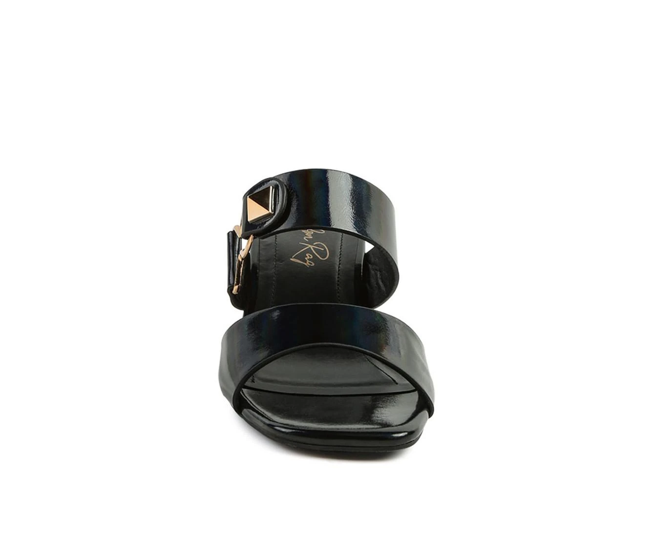 Women's London Rag Hook Dress Sandals Black - Image 5