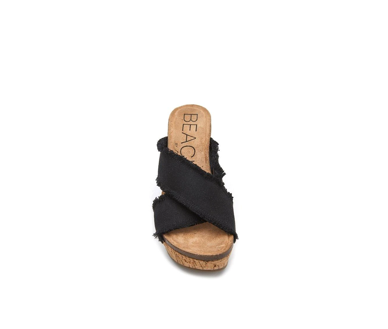 Women's Beach By Matisse Sea Salt Wedge Sandals Black - Image 5
