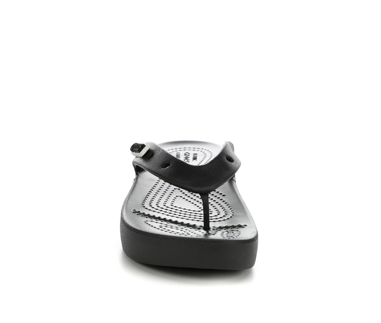 Women's Crocs Classic Platform Flip Sandals Black - Image 5