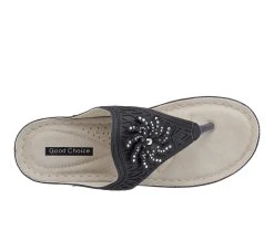 Women's GC Shoes Allie Wedge Sandals Black -Journee Collection Shop 4 82