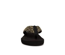 Women's Juicy Smirk Flip-Flops Black/Gold -Journee Collection Shop 4 836