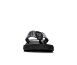 Women's Yellow Box Flax Flip-Flops Black -Journee Collection Shop 4 840