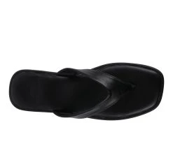 Women's Halston Soula Flip-Flops Black 6 Women's Halston Soula Flip-Flops Black -Journee Collection Shop 4 859