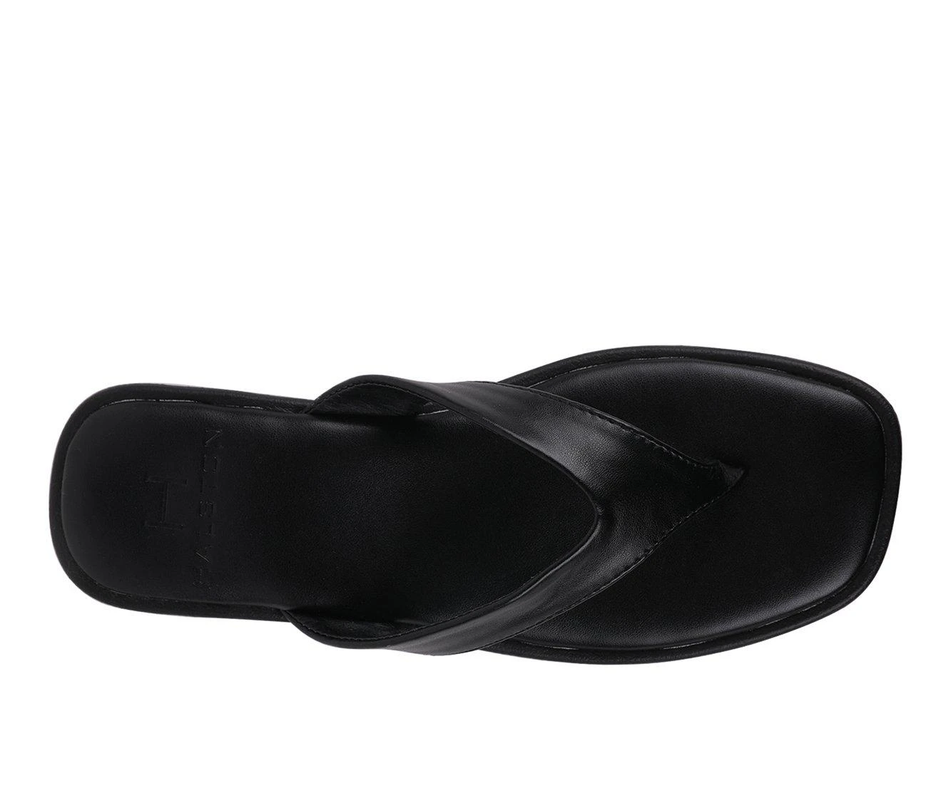 Women's Halston Soula Flip-Flops Women's Halston Soula Flip-Flops Black -Journee Collection Shop 4 859