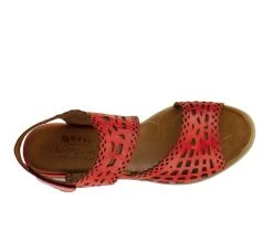 Women's SPRING STEP Petra Wedges Red 7 Women's SPRING STEP Petra Wedges Red -Journee Collection Shop 5 134
