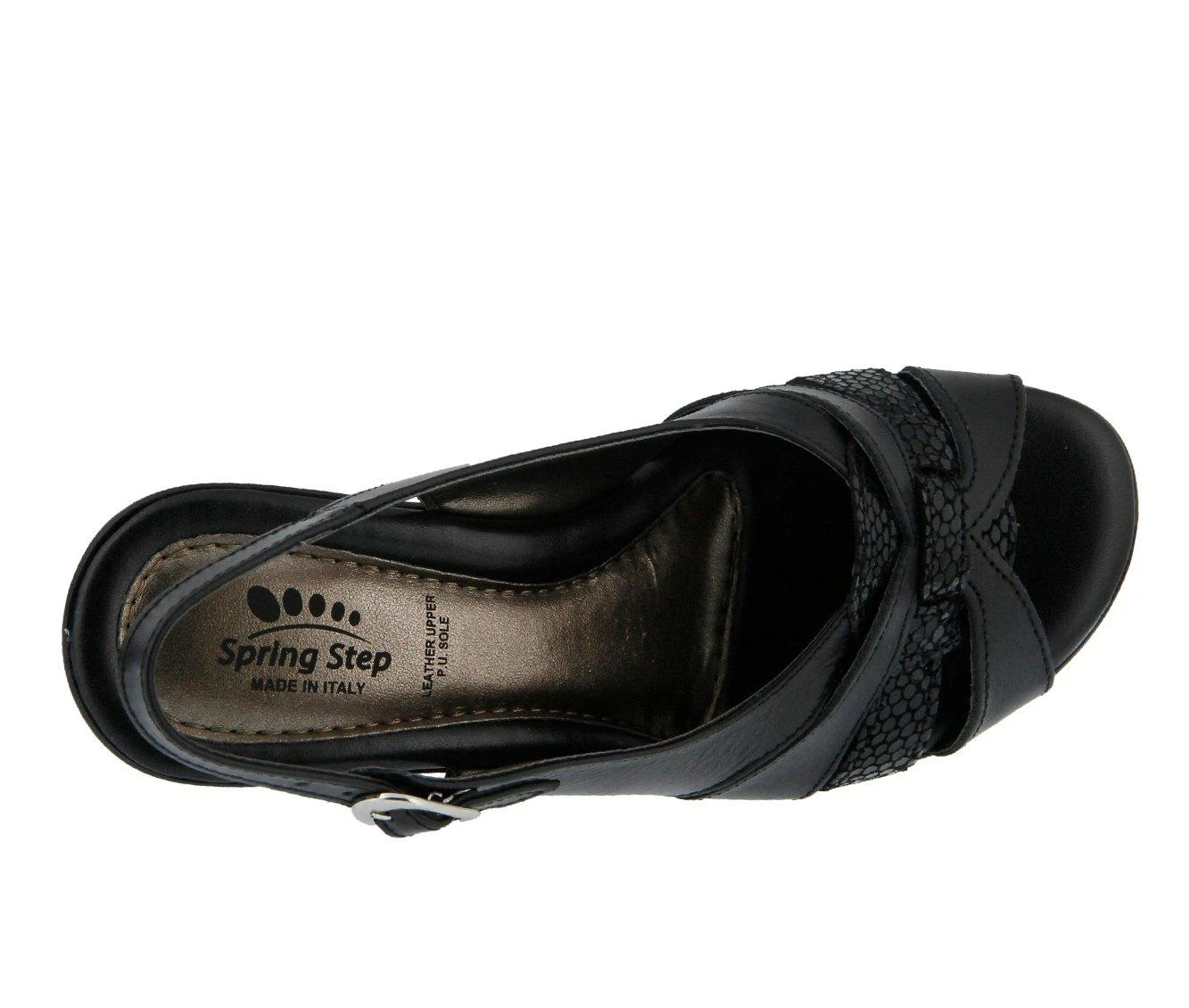 Women's SPRING STEP Adorable Dress Sandals Black - Image 6