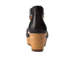 Women's Baretraps Miriam Platform Wedge Sandals Black -Journee Collection Shop 5 172