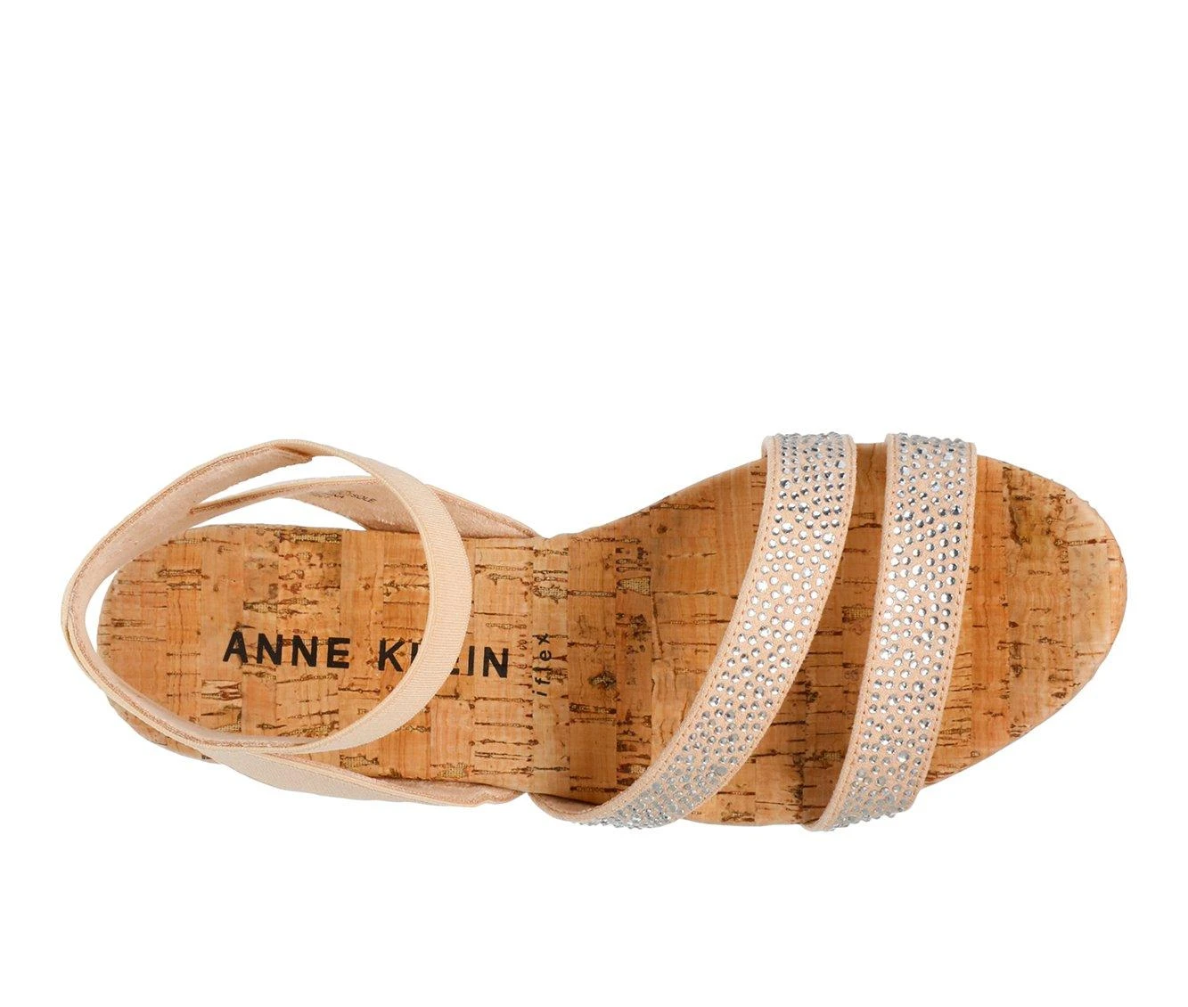 Women's Anne Klein Alyson-C Wedge Sandals Natural - Image 6