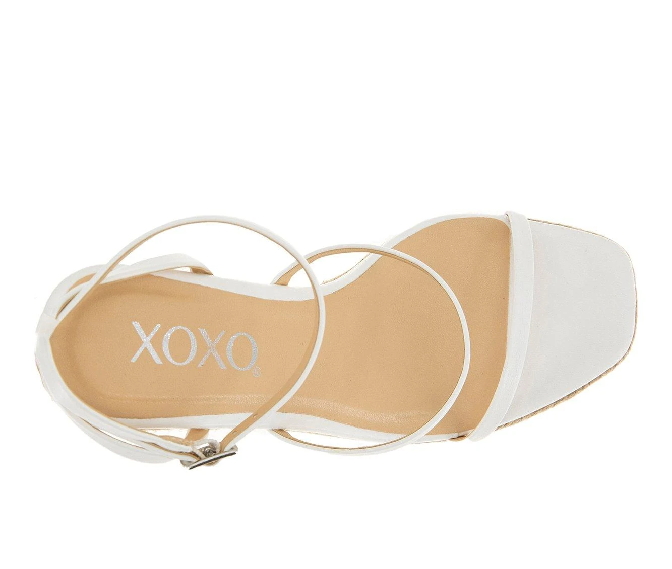 Women's XOXO Uliana Espadrille Wedge Sandals White - Image 6