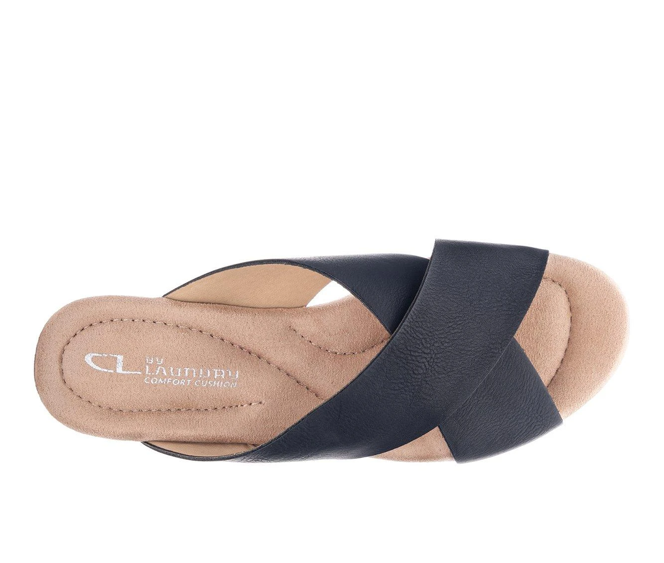 Women's CL By Laundry Dream Day Platform Wedge Sandals Black - Image 6