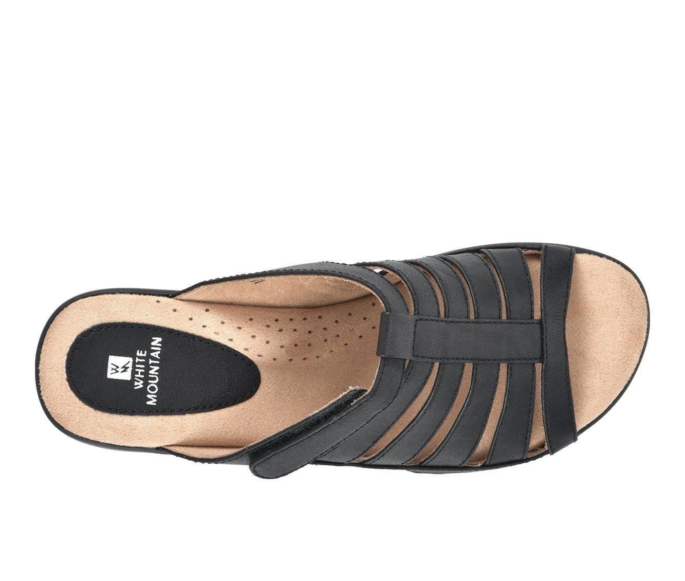 Women's White Mountain Valencia Heeled Dress Sandals Black - Image 6