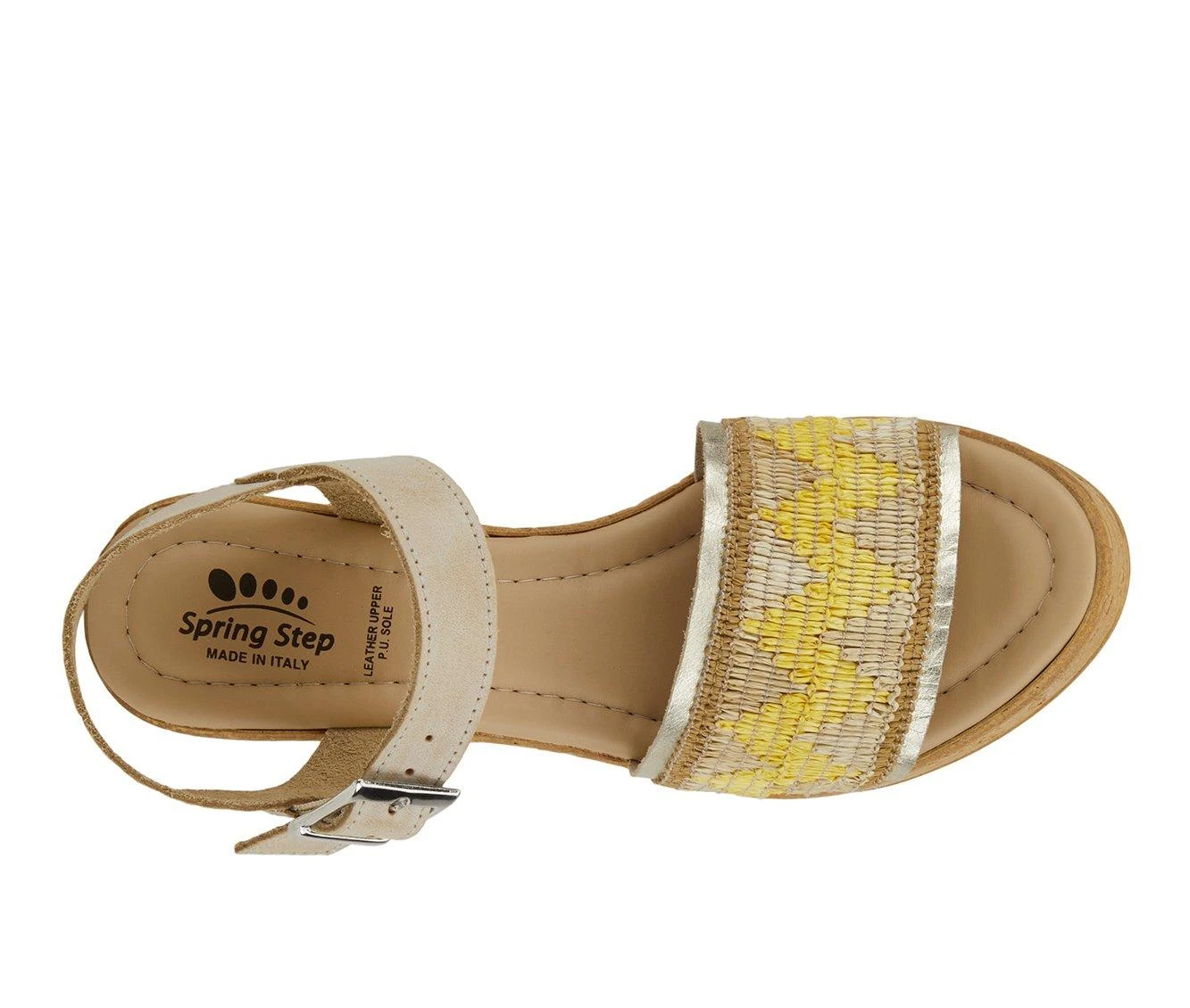 Women's SPRING STEP Tiada Platform Dress Sandals Beige Multi - Image 6