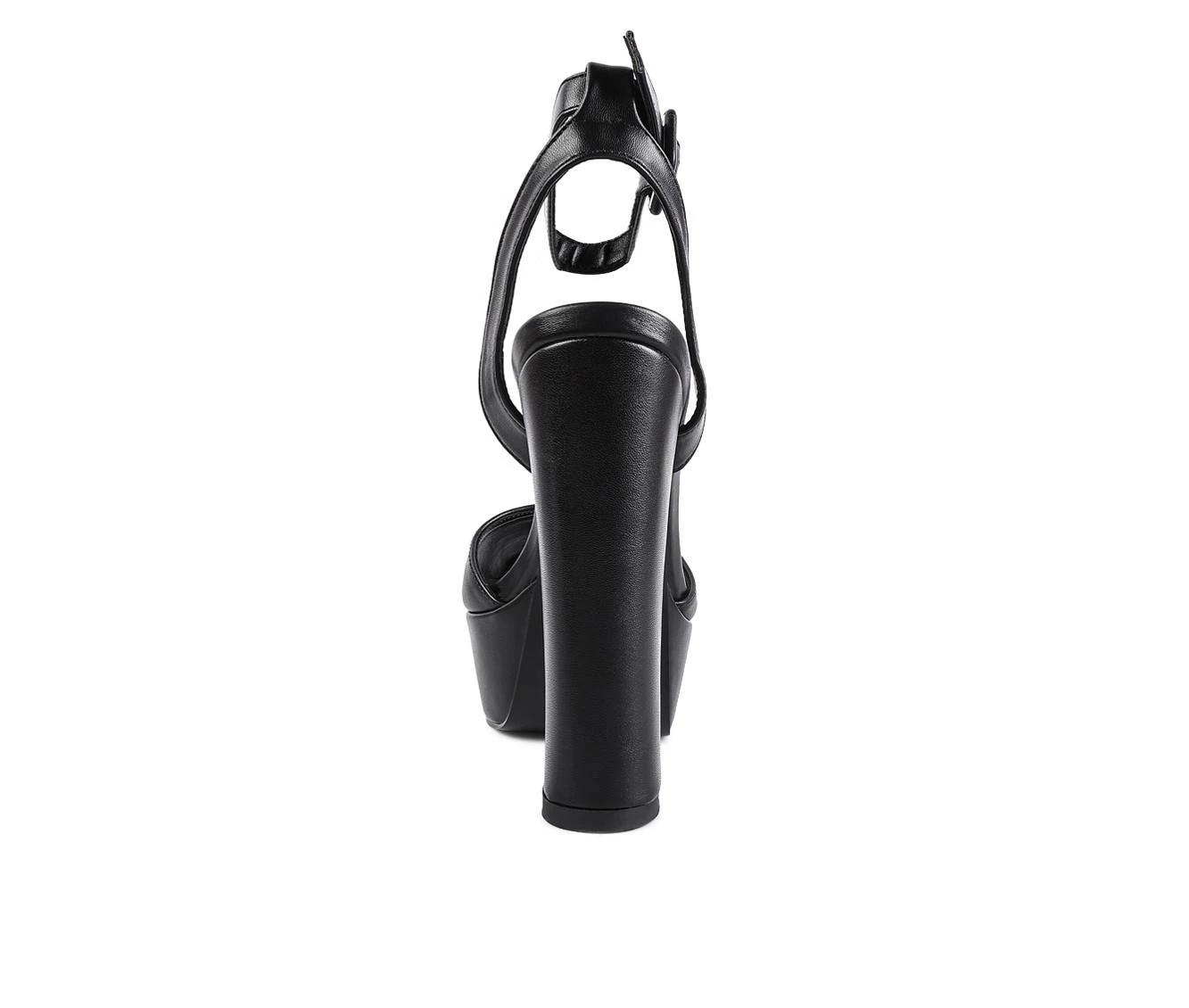 Women's London Rag Roger Platform Dress Sandals Black - Image 6