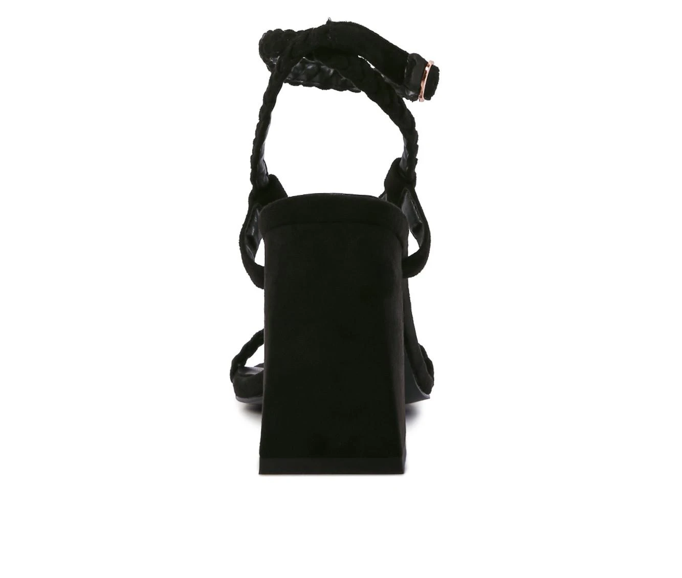 Women's London Rag Smoosh Dress Sandals Black - Image 6