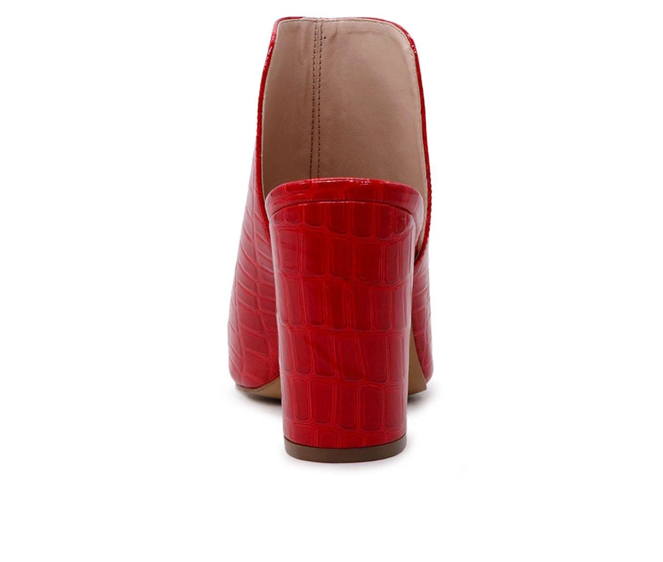 Women's London Rag Peep-Toe Dress Sandals Red - Image 6