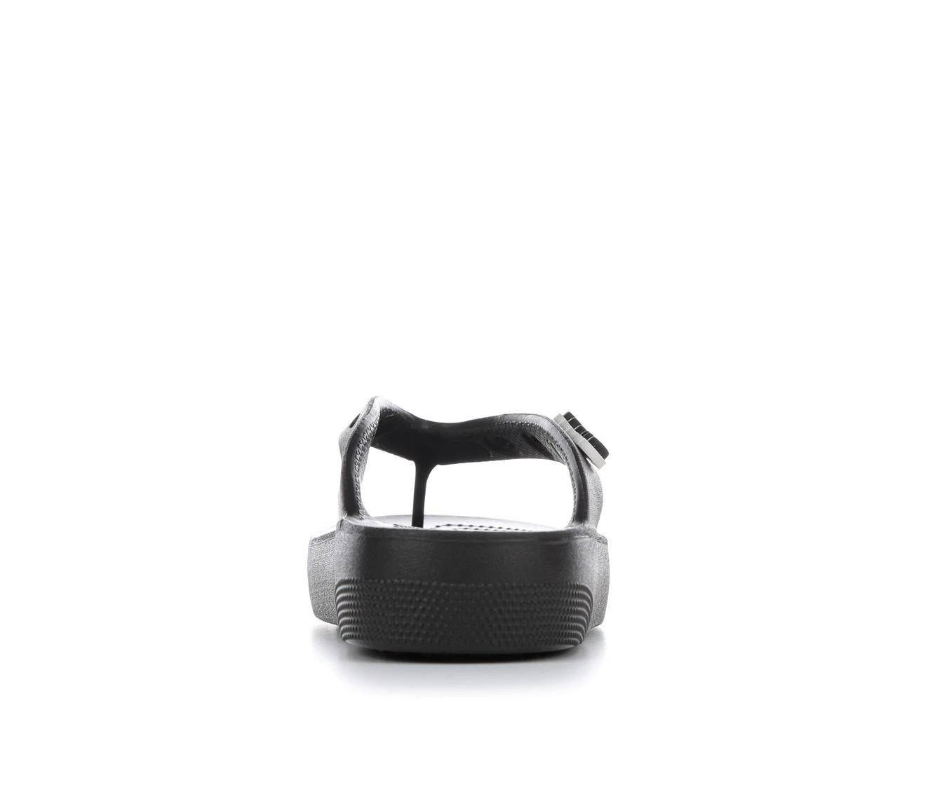 Women's Crocs Classic Platform Flip Sandals Black - Image 6