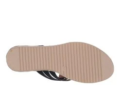 Women's GC Shoes Garson Wedge Sandals Black 7 Women's GC Shoes Garson Wedge Sandals Black -Journee Collection Shop 5 675