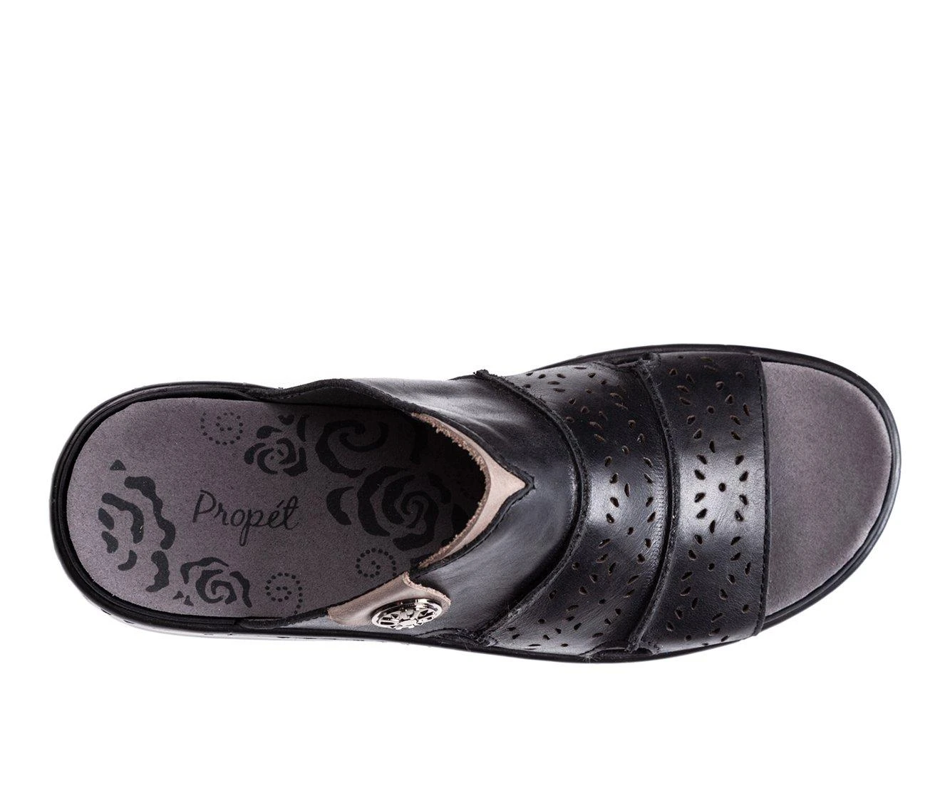 Women's Propet Gertie Sandals Black - Image 6