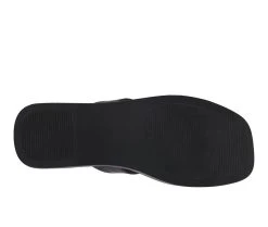 Women's Halston Soula Flip-Flops Black 7 Women's Halston Soula Flip-Flops Black -Journee Collection Shop 5 720